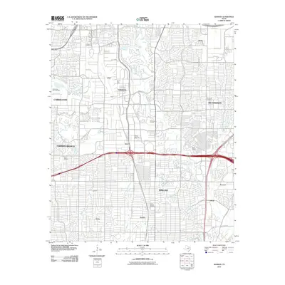 2010 Map of Addison, 2010 Print
