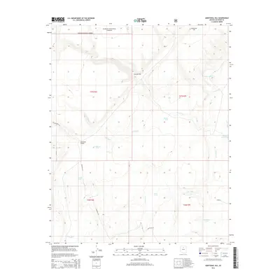 2014 Map of Additional Hill, 2014 Print