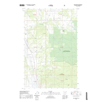 2020 Map of Addy Mountain, 2020 Print