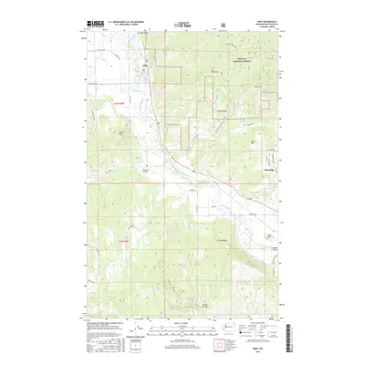 2017 Map of Addy, 2017 Print