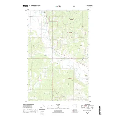 2020 Map of Addy, 2020 Print