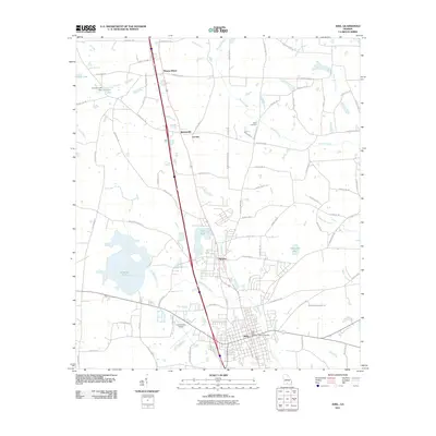 2011 Map of Adel, 2011 Print