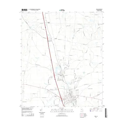2014 Map of Adel, 2014 Print