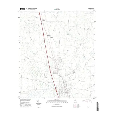 2017 Map of Adel, 2017 Print