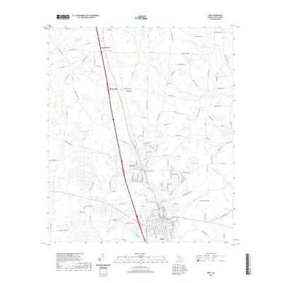 2020 Map of Adel, 2020 Print