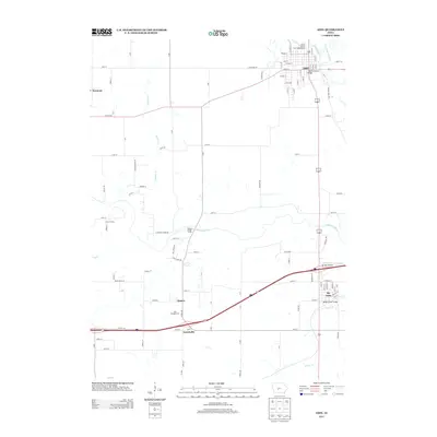 2013 Map of Adel, 2013 Print