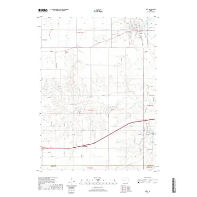2018 Map of Adel, 2018 Print