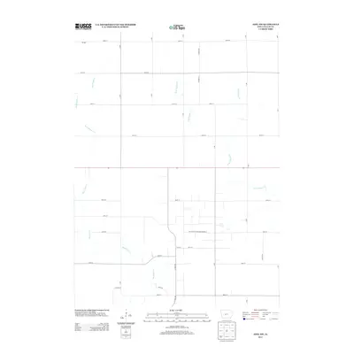 2013 Map of Adel NW, 2013 Print