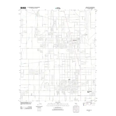 2012 Map of Adelanto, 2012 Print