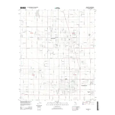 2015 Map of Adelanto, 2015 Print