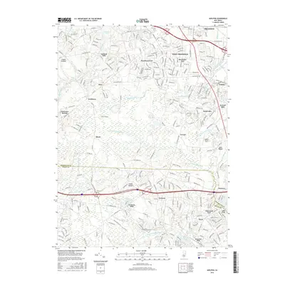 2016 Map of Adelphia, 2016 Print
