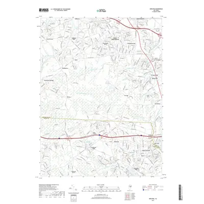 2019 Map of Adelphia, 2019 Print