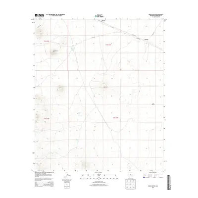 2013 Map of Aden Crater, 2013 Print