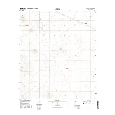 2017 Map of Aden Crater, 2017 Print