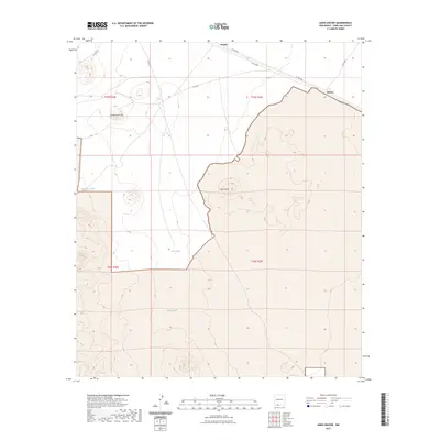 2023 Map of Aden Crater, 2023 Print