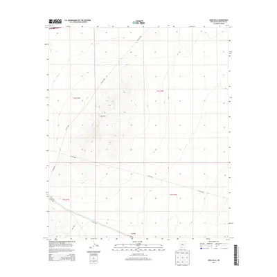 2013 Map of Aden Hills, 2013 Print