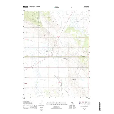 2018 Map of Adin, 2018 Print
