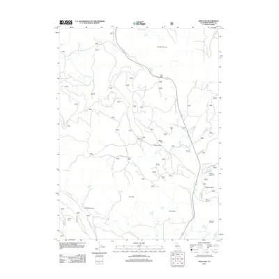 2012 Map of Adin Pass, 2012 Print