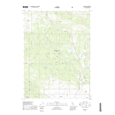 2018 Map of Adin Pass, 2018 Print