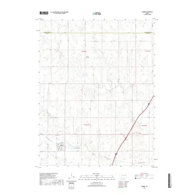 2018 Map of Admire, 2018 Print
