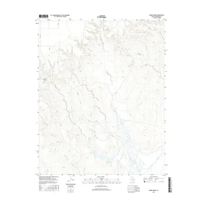 2016 Map of Adobe Creek, 2016 Print