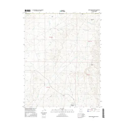 2017 Map of Adobe Downs Ranch, 2017 Print