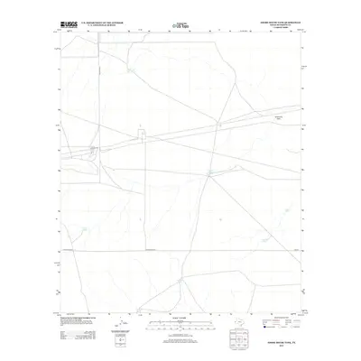 2012 Map of Adobe House Tank, 2012 Print