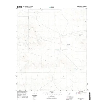 2016 Map of Adobe House Tank, 2016 Print