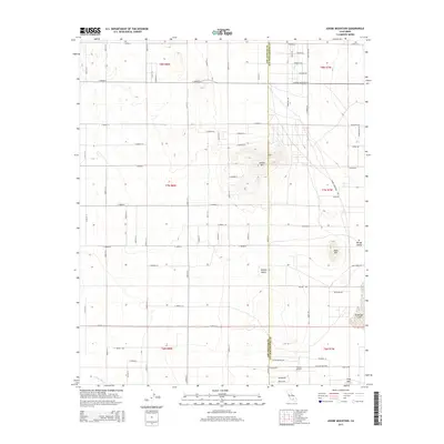 2015 Map of Adobe Mountain, 2015 Print
