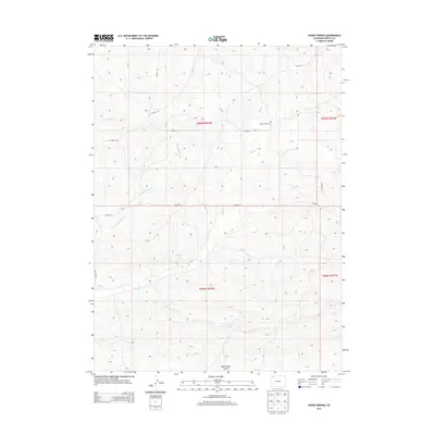 2013 Map of Adobe Springs, 2013 Print