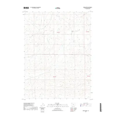 2019 Map of Adobe Springs, 2019 Print