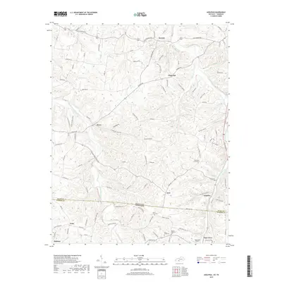 2019 Map of Adolphus, 2019 Print