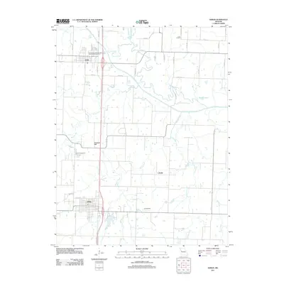 2011 Map of Adrian, 2011 Print