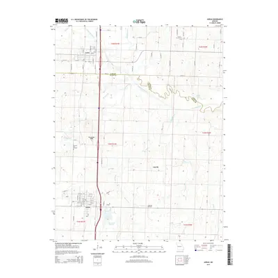2014 Map of Adrian, 2014 Print