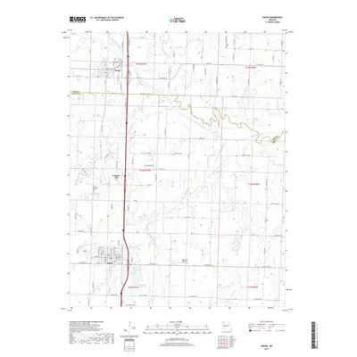 2017 Map of Adrian, 2017 Print