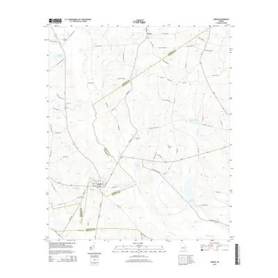 2014 Map of Adrian, 2014 Print
