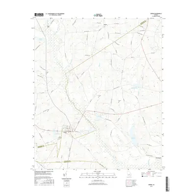 2017 Map of Adrian, 2017 Print