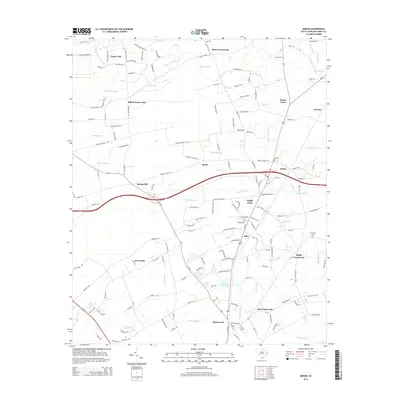 2014 Map of Adrian, 2014 Print