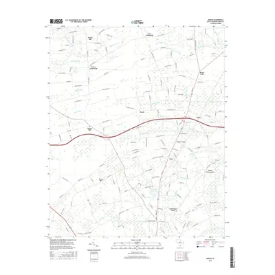 2017 Map of Adrian, 2017 Print
