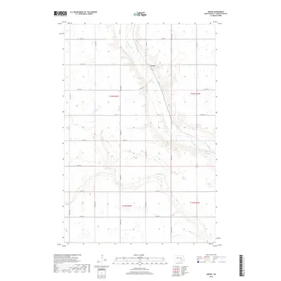 2018 Map of Adrian, 2018 Print