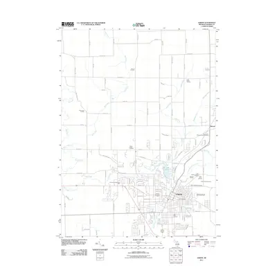 2011 Map of Adrian, 2011 Print