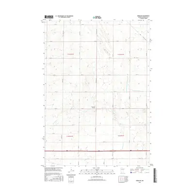 2016 Map of Adrian NE, 2016 Print