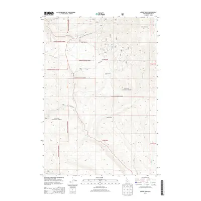 2013 Map of Advent Gulch, 2013 Print