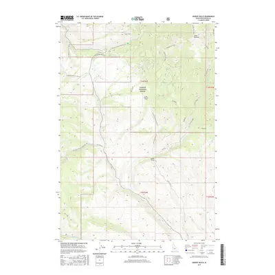 2017 Map of Advent Gulch, 2017 Print