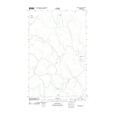2011 Map of Aeneas Lake, 2011 Print