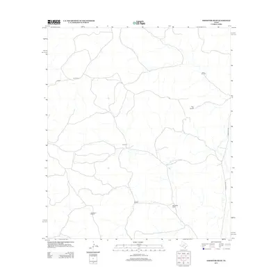 2012 Map of Aermotor Draw, 2012 Print