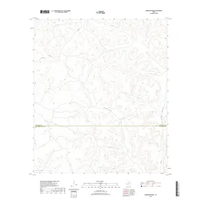 2019 Map of Aermotor Draw, 2019 Print