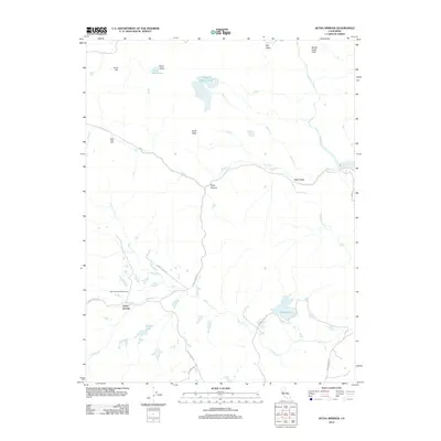 2012 Map of Aetna Springs, 2012 Print