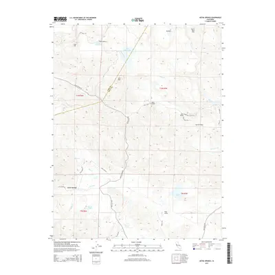 2015 Map of Aetna Springs, 2015 Print