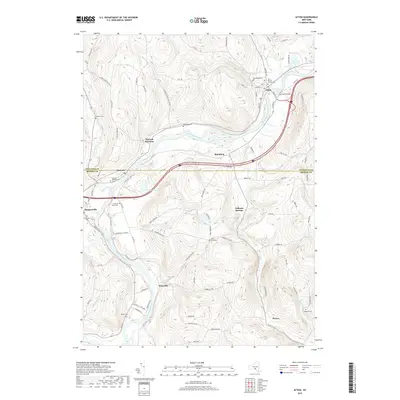 2019 Map of Afton, 2019 Print
